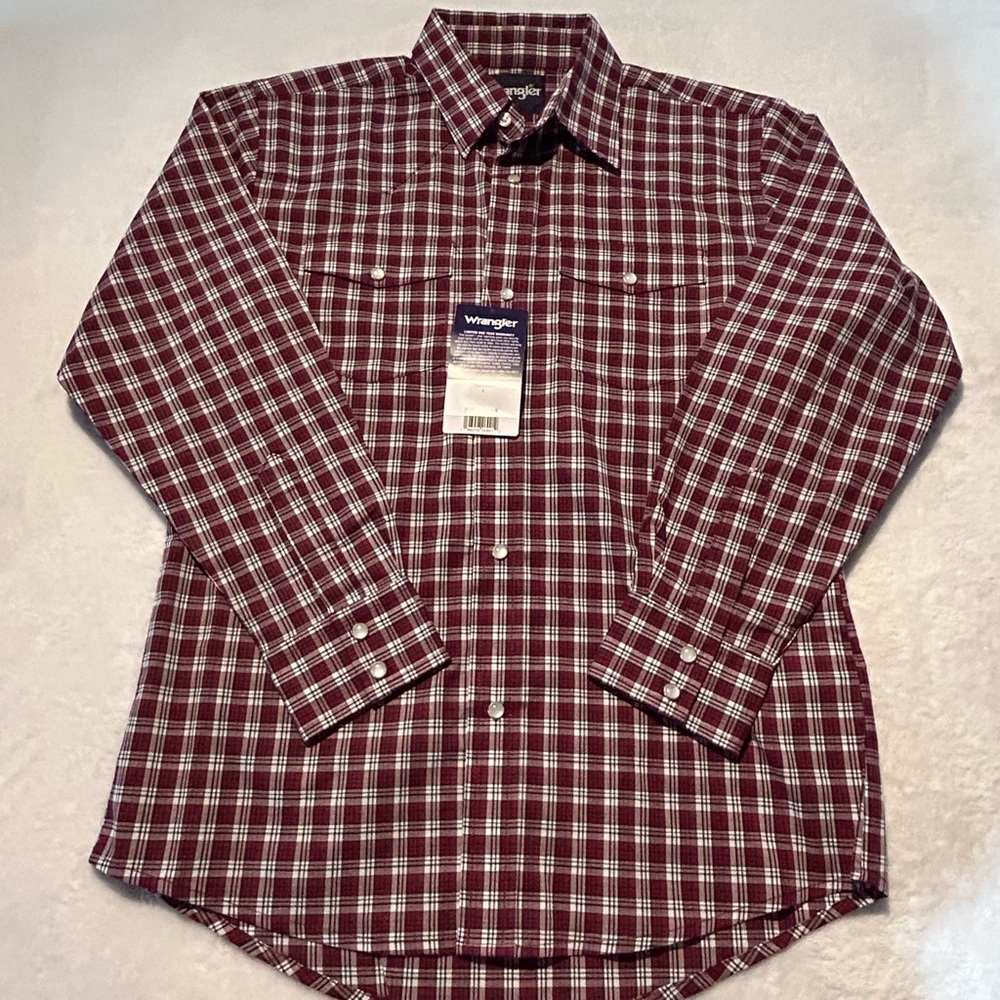 NWT Western Button Down Shirt, Large
